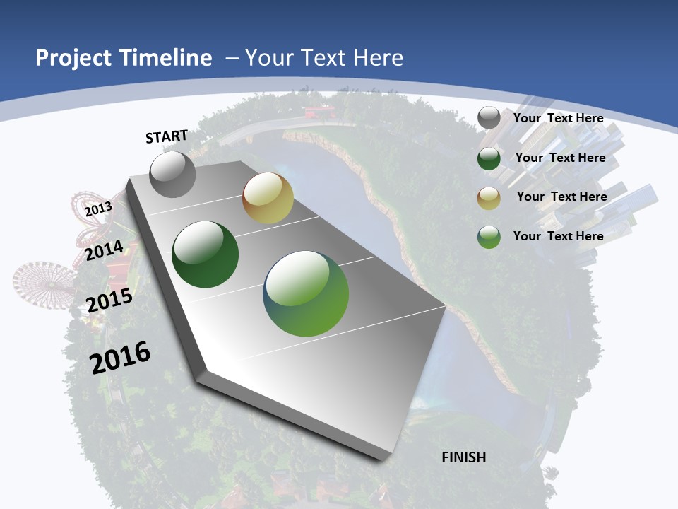 Car Environment Metropolis PowerPoint Template