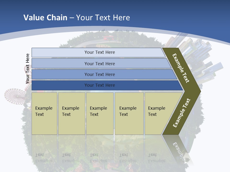Car Environment Metropolis PowerPoint Template