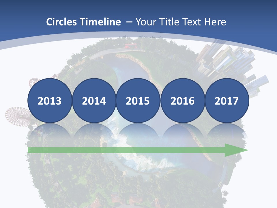 Car Environment Metropolis PowerPoint Template
