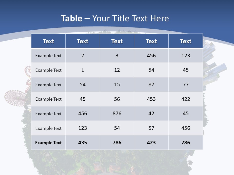Car Environment Metropolis PowerPoint Template