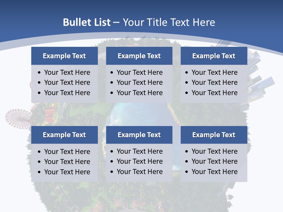Car Environment Metropolis PowerPoint Template