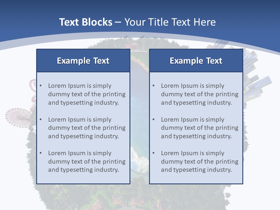 Car Environment Metropolis PowerPoint Template