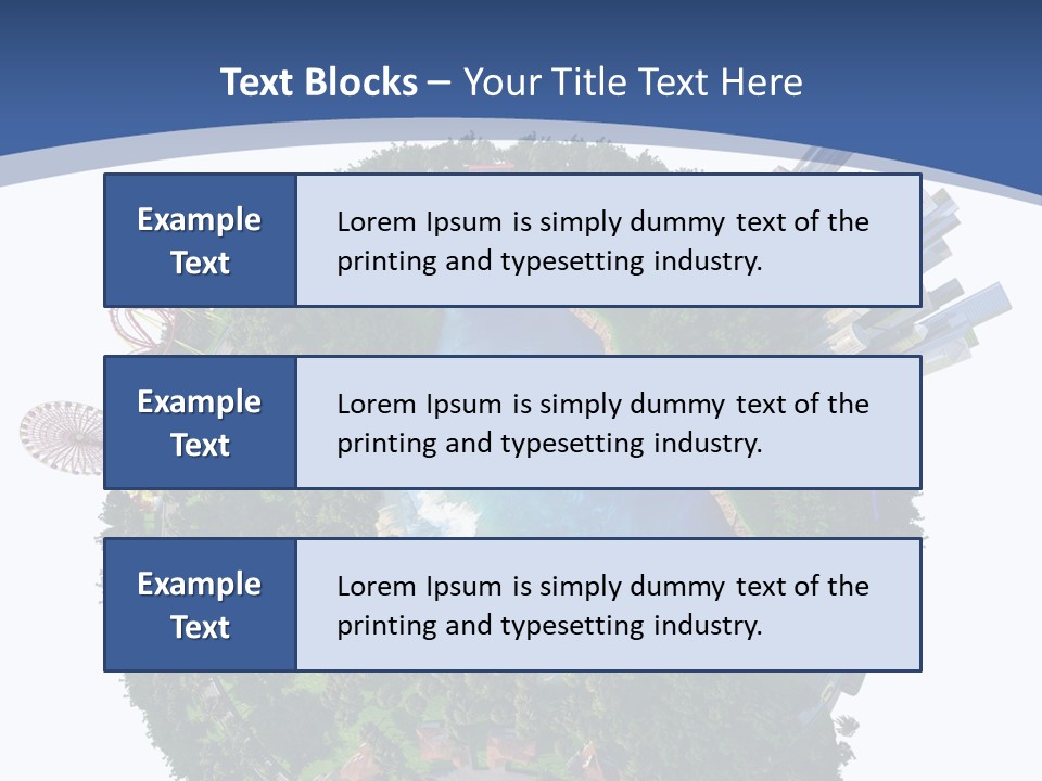 Car Environment Metropolis PowerPoint Template