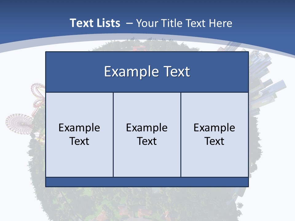 Car Environment Metropolis PowerPoint Template