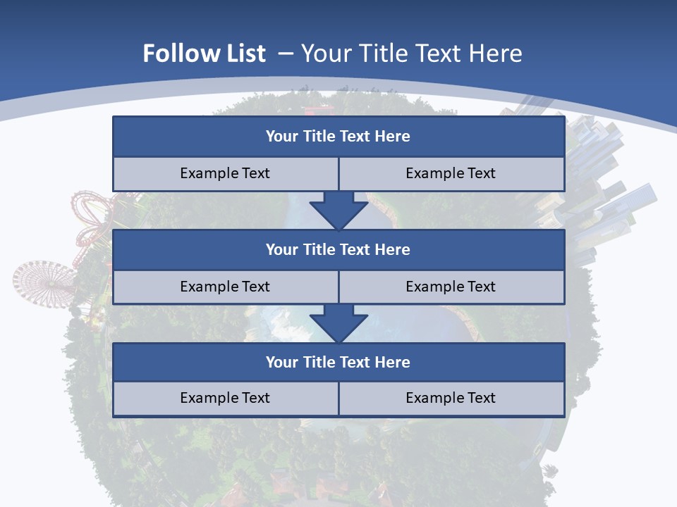 Car Environment Metropolis PowerPoint Template