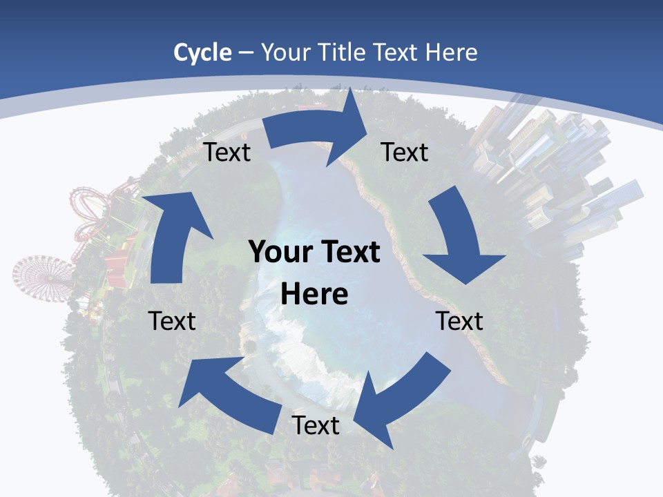 Car Environment Metropolis PowerPoint Template