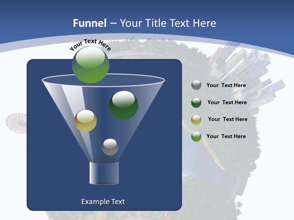 Car Environment Metropolis PowerPoint Template