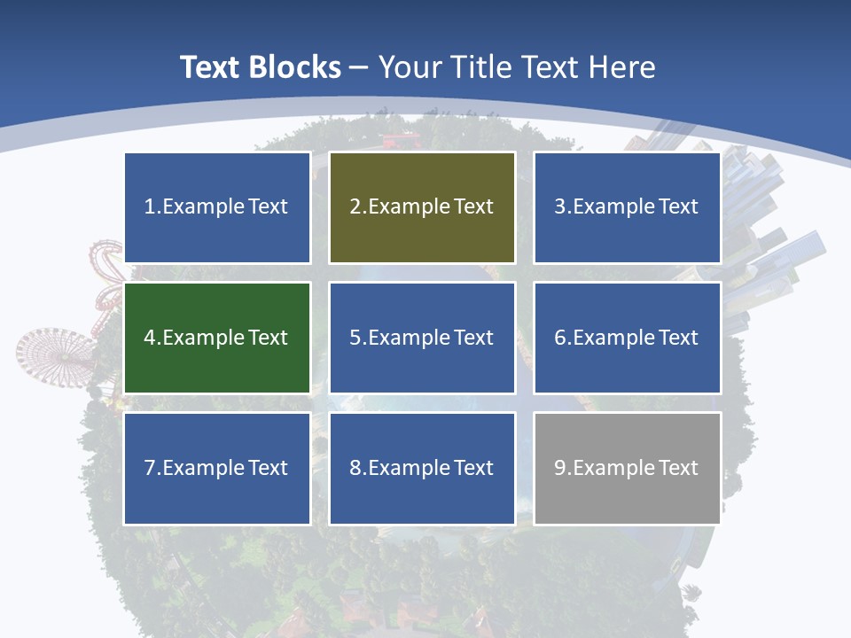 Car Environment Metropolis PowerPoint Template