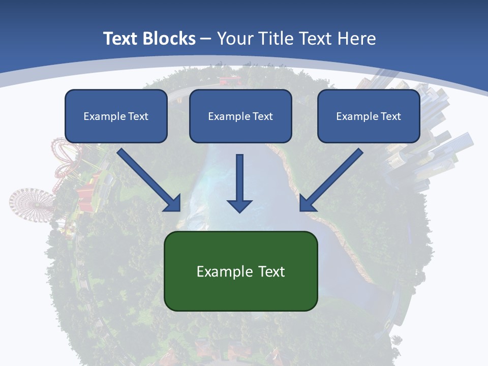 Car Environment Metropolis PowerPoint Template