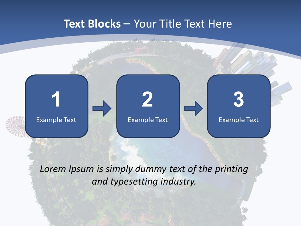 Car Environment Metropolis PowerPoint Template