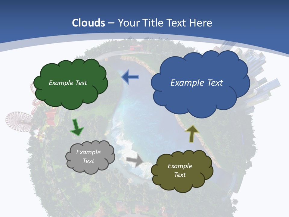 Car Environment Metropolis PowerPoint Template