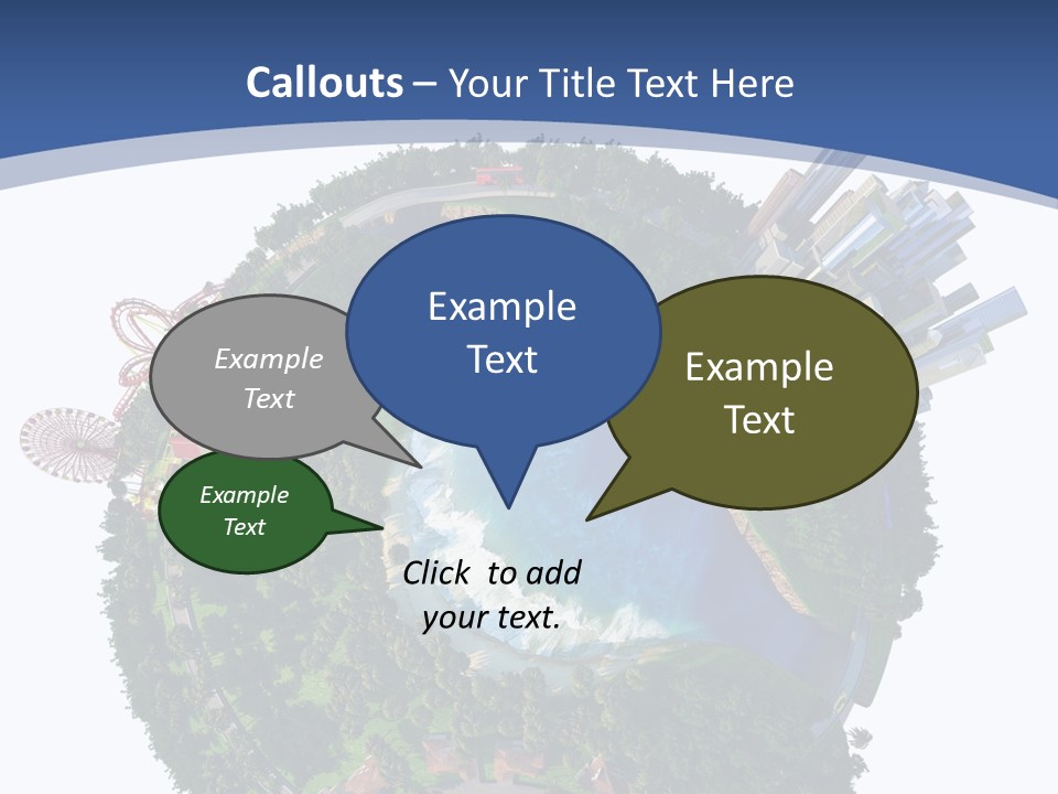 Car Environment Metropolis PowerPoint Template