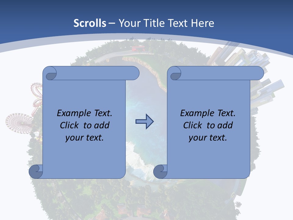 Car Environment Metropolis PowerPoint Template