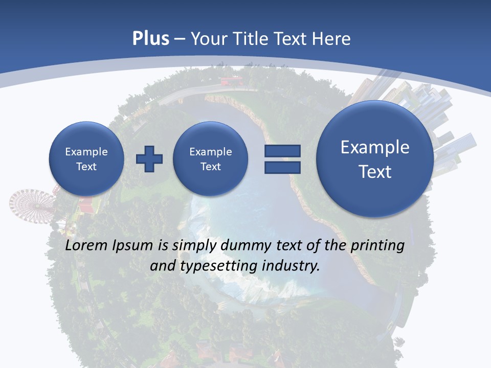 Car Environment Metropolis PowerPoint Template