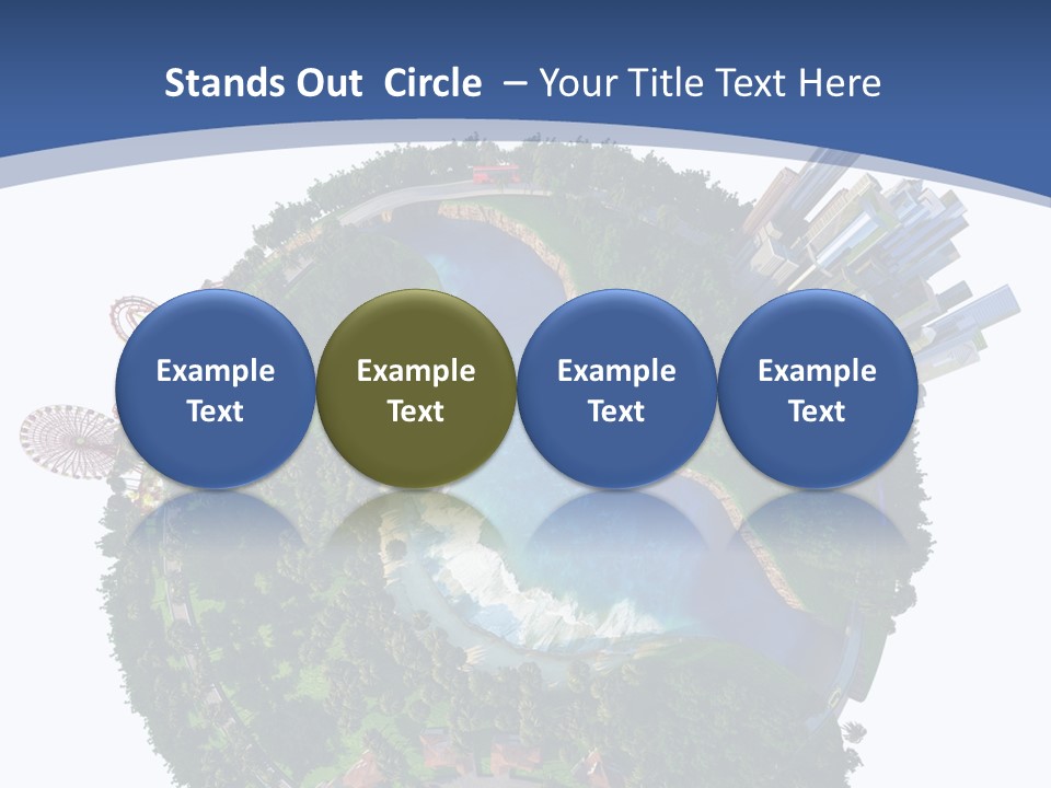 Car Environment Metropolis PowerPoint Template