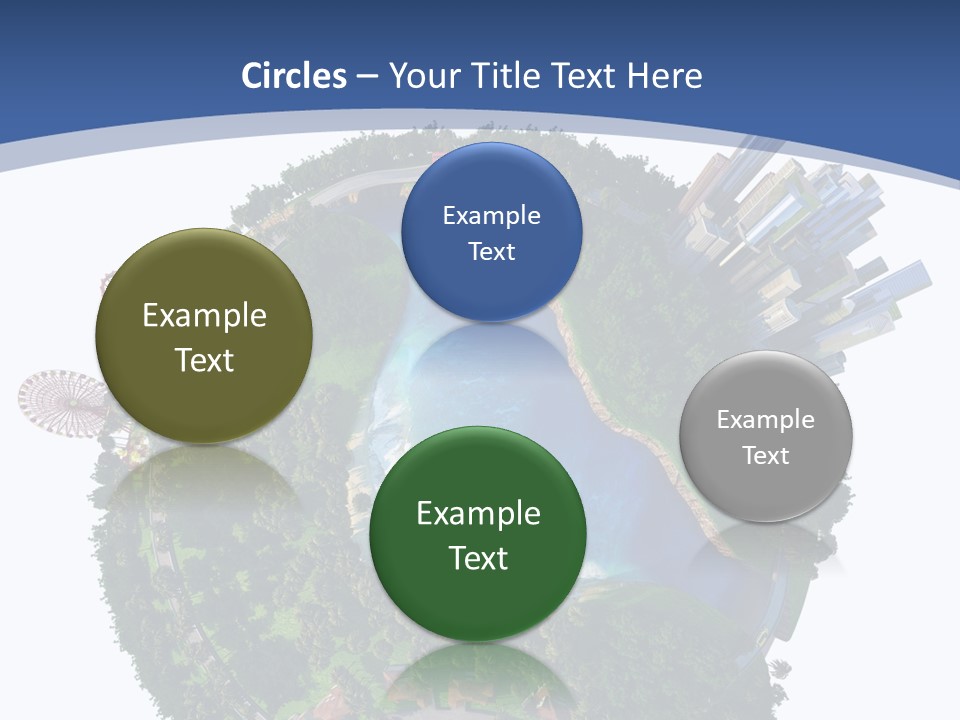 Car Environment Metropolis PowerPoint Template