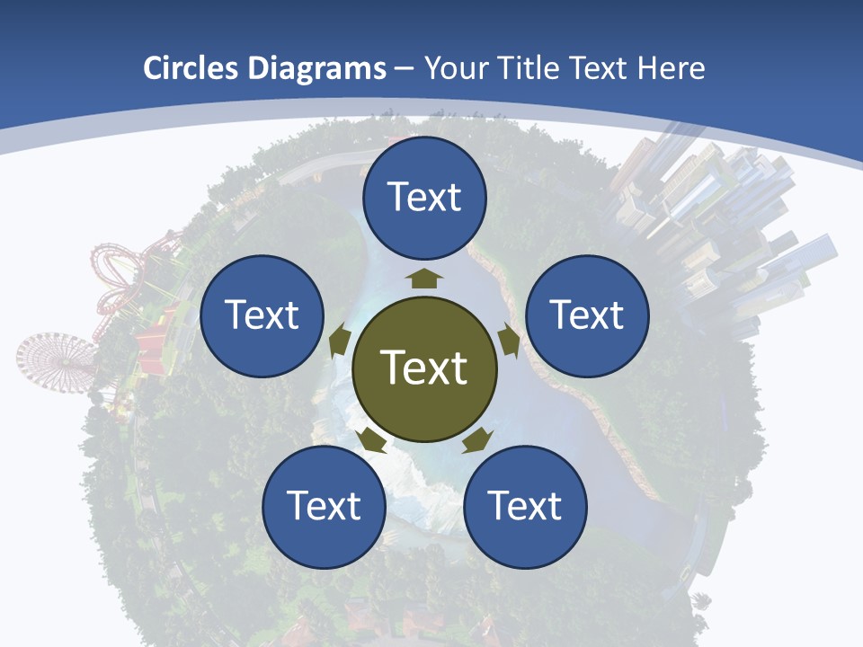 Car Environment Metropolis PowerPoint Template