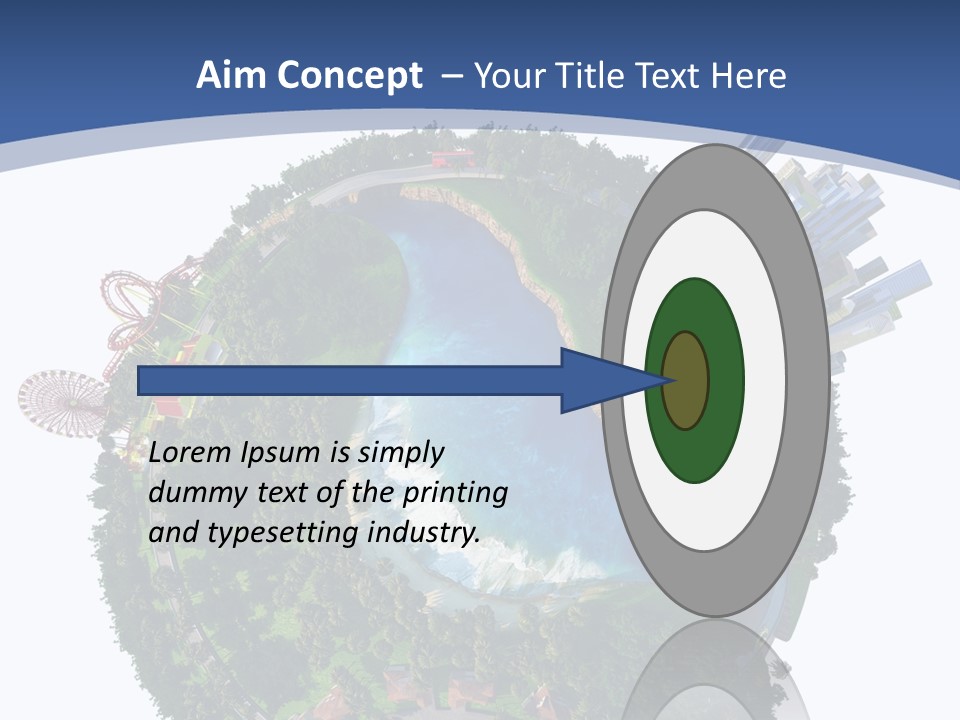 Car Environment Metropolis PowerPoint Template