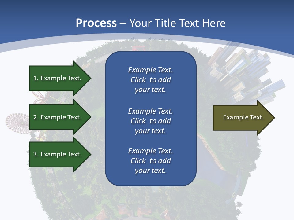Car Environment Metropolis PowerPoint Template