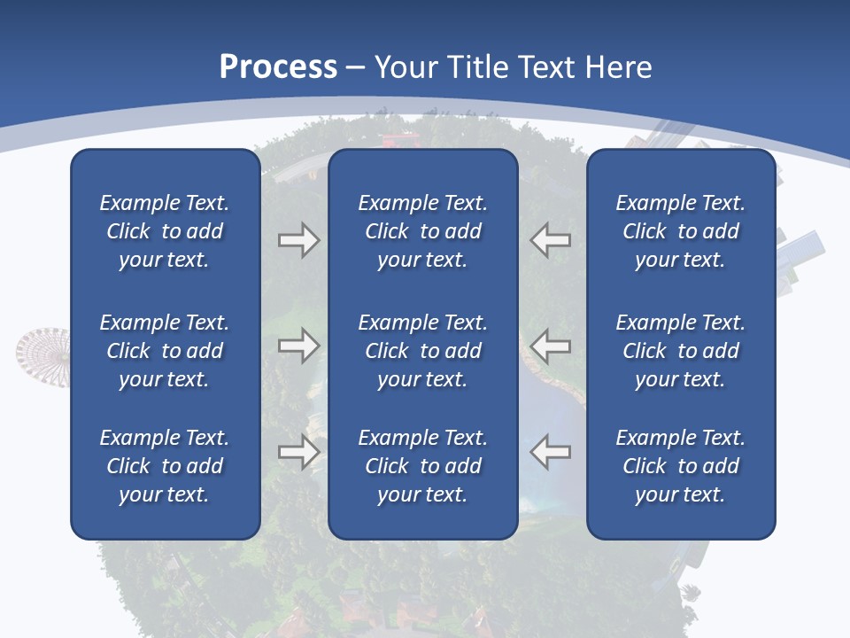 Car Environment Metropolis PowerPoint Template