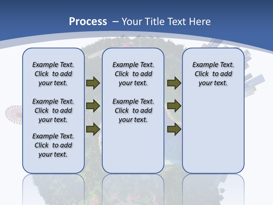 Car Environment Metropolis PowerPoint Template