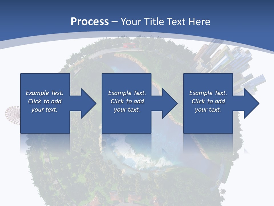 Car Environment Metropolis PowerPoint Template