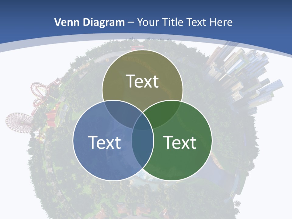 Car Environment Metropolis PowerPoint Template