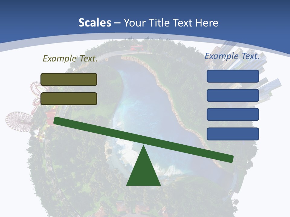 Car Environment Metropolis PowerPoint Template
