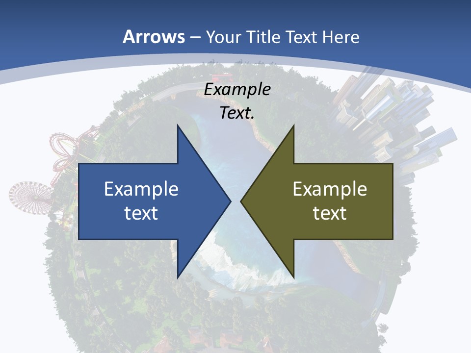 Car Environment Metropolis PowerPoint Template