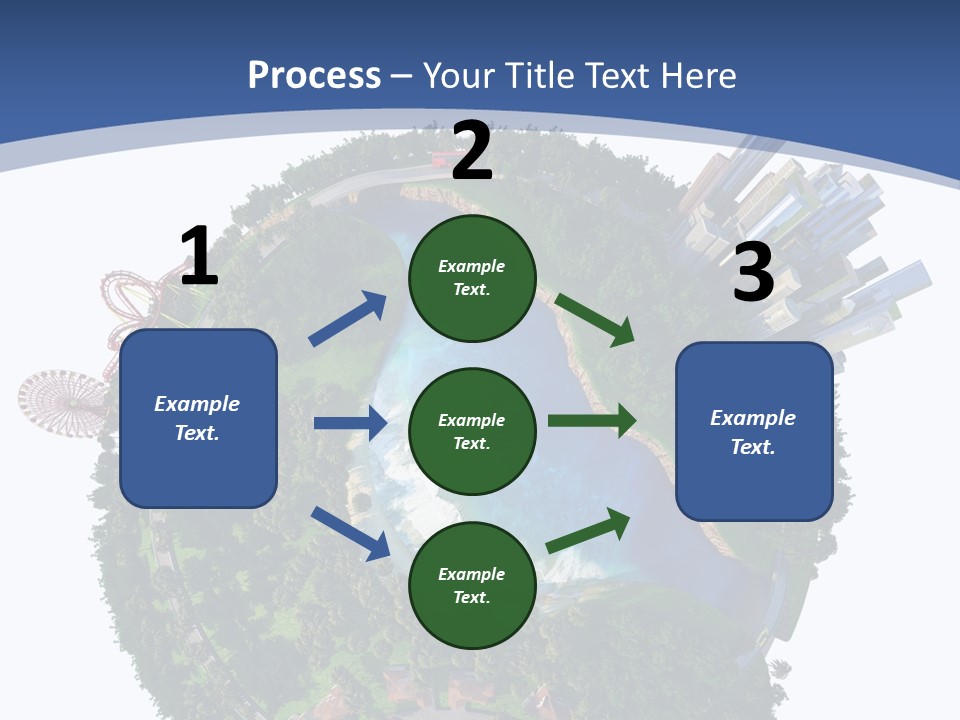 Car Environment Metropolis PowerPoint Template