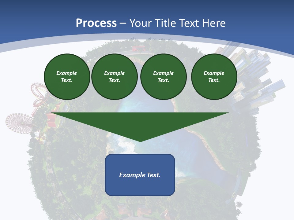 Car Environment Metropolis PowerPoint Template