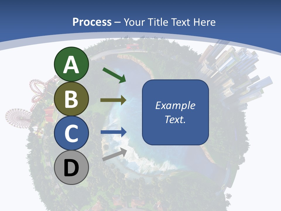 Car Environment Metropolis PowerPoint Template