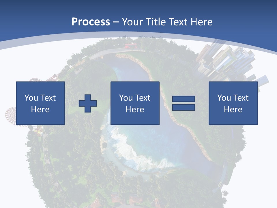 Car Environment Metropolis PowerPoint Template