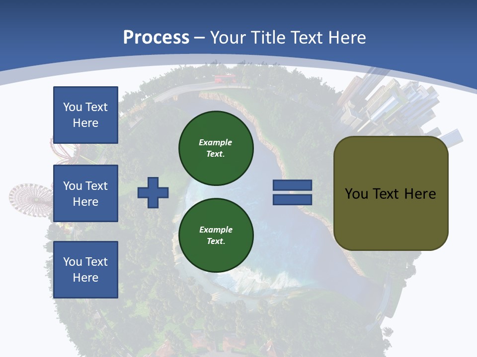 Car Environment Metropolis PowerPoint Template