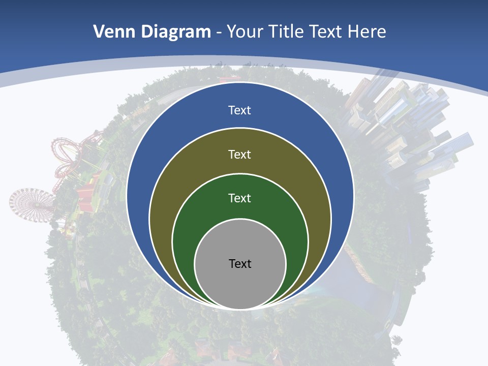 Car Environment Metropolis PowerPoint Template