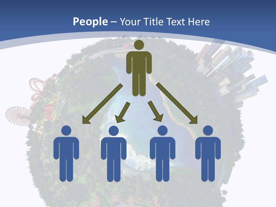 Car Environment Metropolis PowerPoint Template