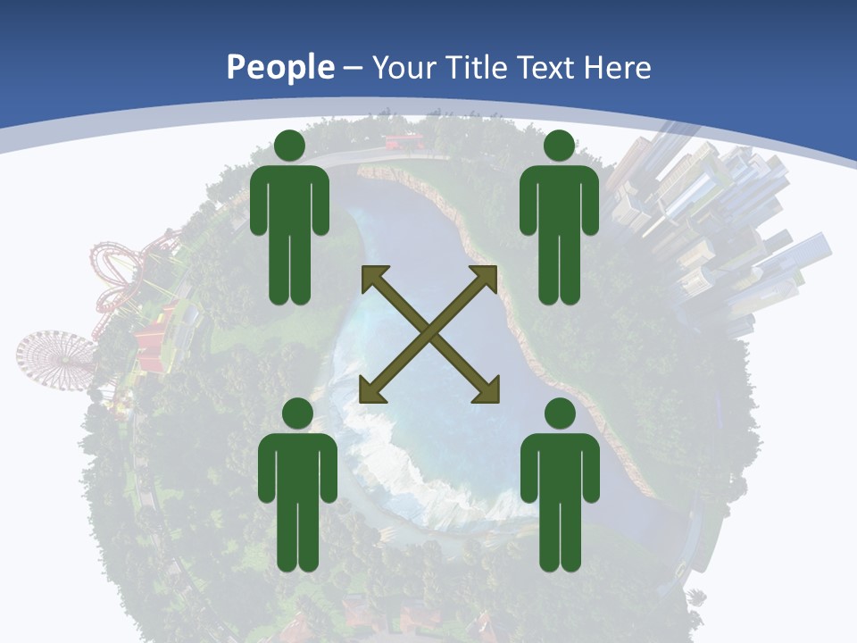 Car Environment Metropolis PowerPoint Template