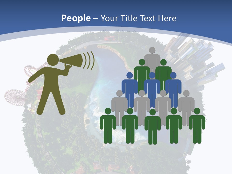 Car Environment Metropolis PowerPoint Template