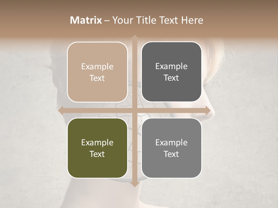 Treatment Crack Portrait PowerPoint Template