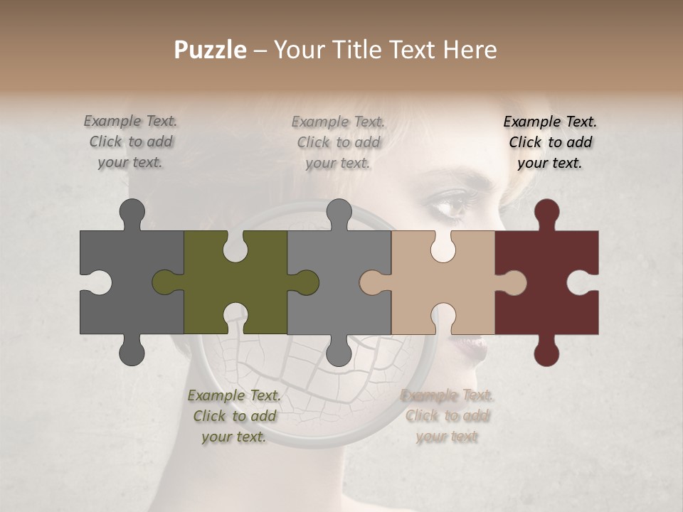 Treatment Crack Portrait PowerPoint Template