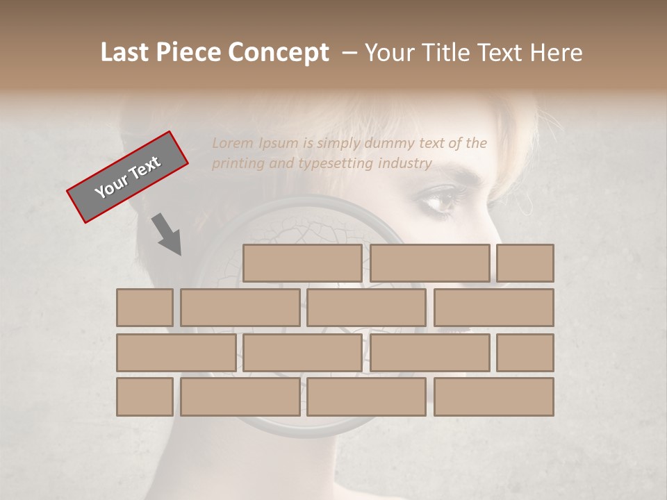 Treatment Crack Portrait PowerPoint Template