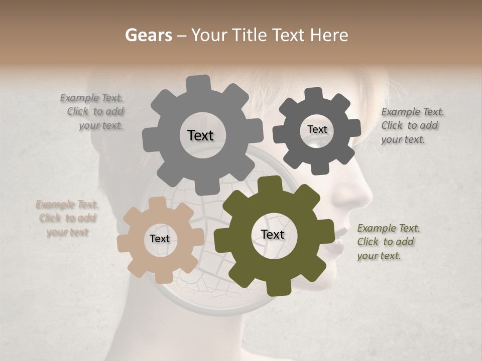 Treatment Crack Portrait PowerPoint Template