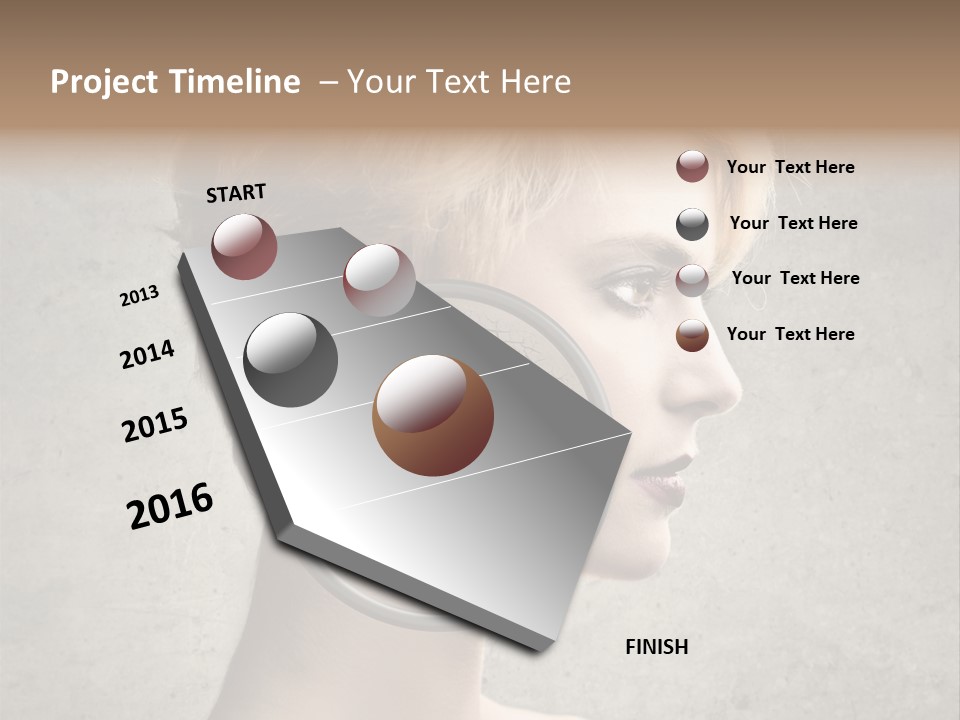 Treatment Crack Portrait PowerPoint Template