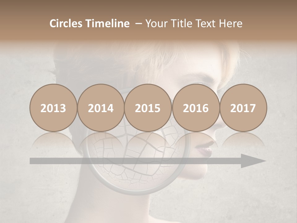 Treatment Crack Portrait PowerPoint Template