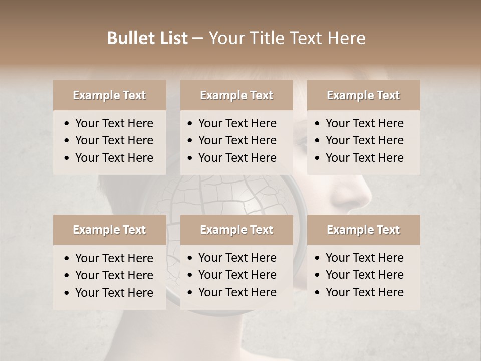 Treatment Crack Portrait PowerPoint Template