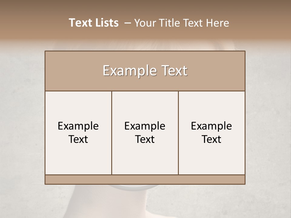 Treatment Crack Portrait PowerPoint Template
