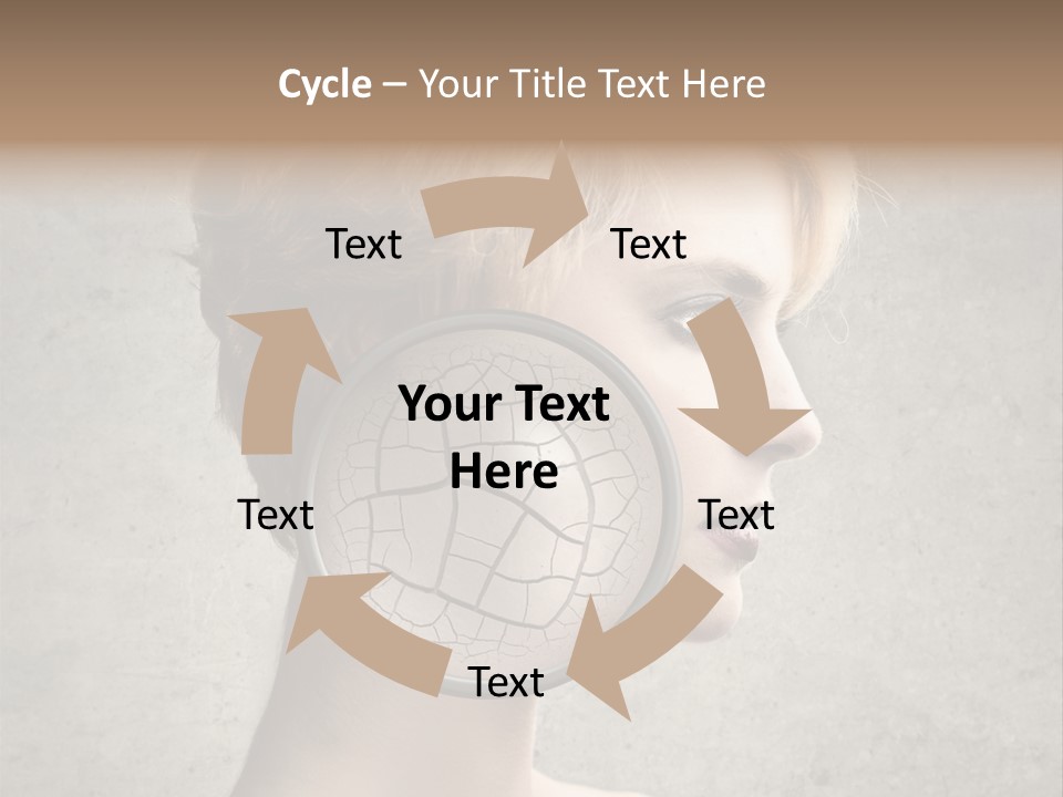 Treatment Crack Portrait PowerPoint Template
