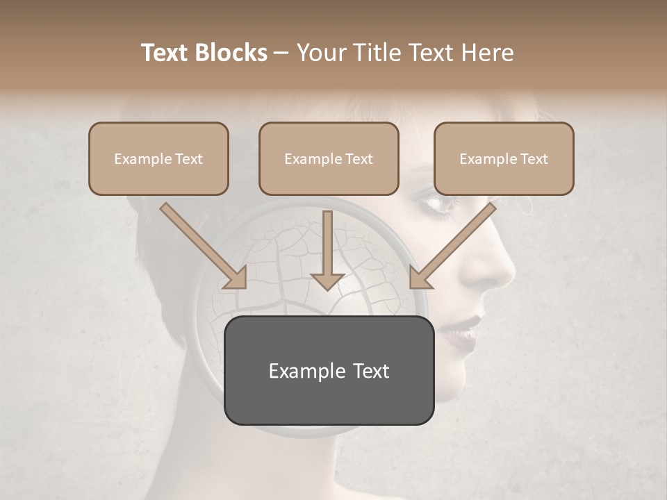 Treatment Crack Portrait PowerPoint Template