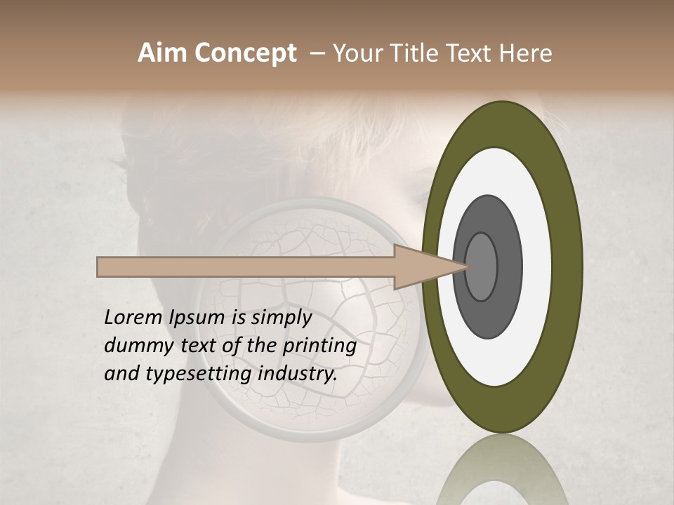 Treatment Crack Portrait PowerPoint Template