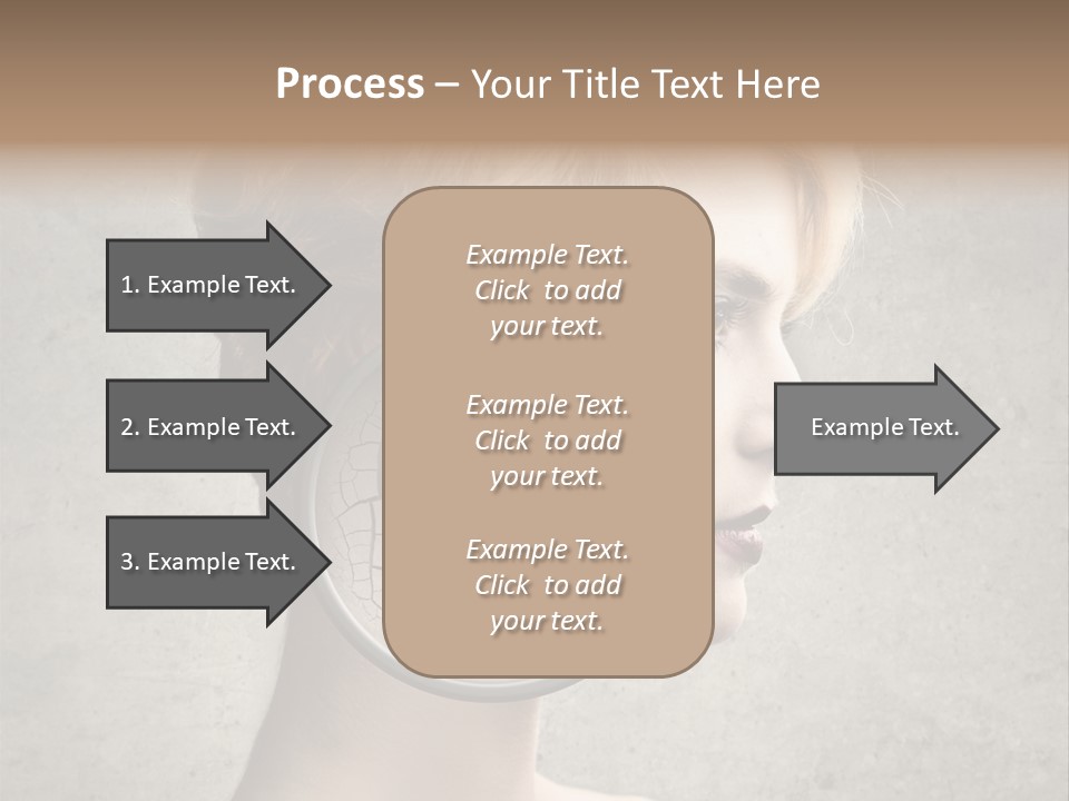 Treatment Crack Portrait PowerPoint Template